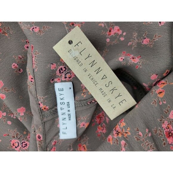 New Flynn Skye Dreamy Maxi Dress Womens M Cold Shoulder Sweet Pea Rayon - Picture 6 of 7